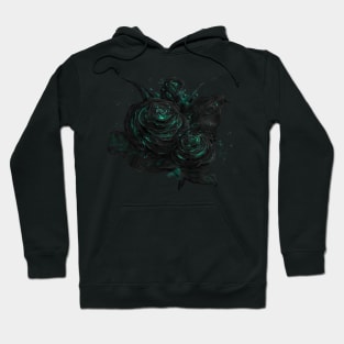 Sparkling roses - mint option Hoodie
